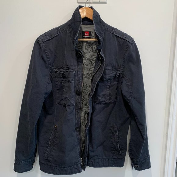Quiksilver cotton jacket size medium - Picture 1 of 3